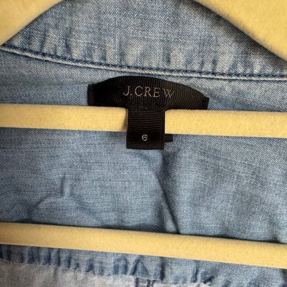 J.Crew Light Blue Denim Chambray Shirt - Picture 3 of 9